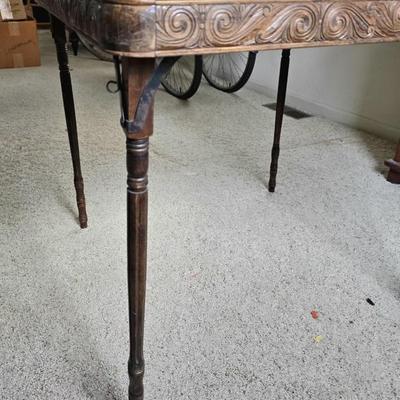 Sale Photo Thumbnail #91: Antique card / game table