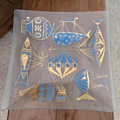 Sale Photo Thumbnail #77: Mid-century hot air balloon dish