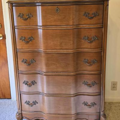 Sale Photo Thumbnail #89: Available for early sale!
You must bring help to move and load.
Vintage Bassett chest of drawers