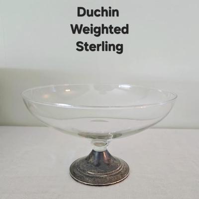 Sale Photo Thumbnail #72: Vintage Duchin weighted sterling compote