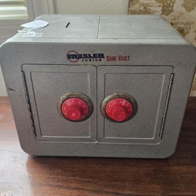 Sale Photo Thumbnail #98: No combo.... vintage safe bank