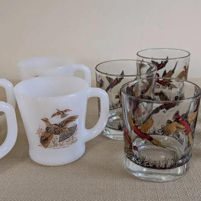 Hazel Atlas and Fire King Wildlife Sets