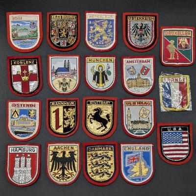 World Travel Patches 