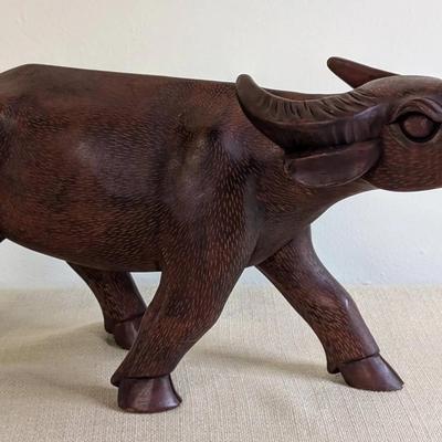 Hand Carved Water Buffalo 