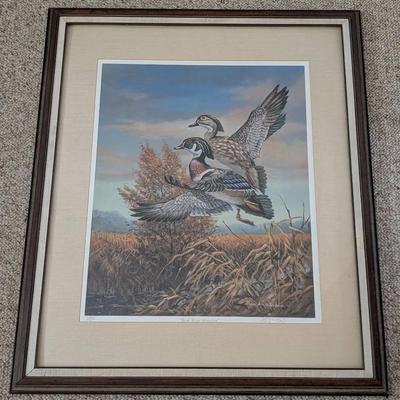 William Koeplin Signed Print "Bark River Woodies"