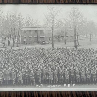 127th Infantry A.E.F. Panoramic Photograph 