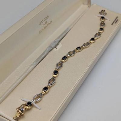 Sapphire and Diamond Bracelet 