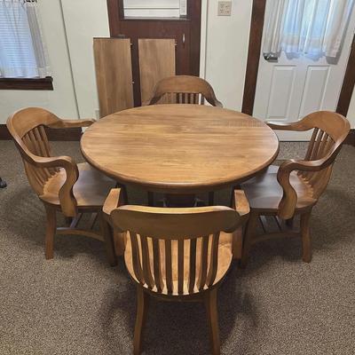 West Point Solid Maple Table and Chairs