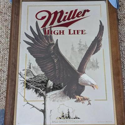 Miller High Life Wisconsin Eagle Mirror #1