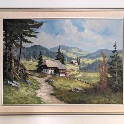 Original Baumann Black Forest Painting #2