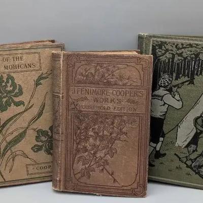 Antique James Fenimore Cooper Books
