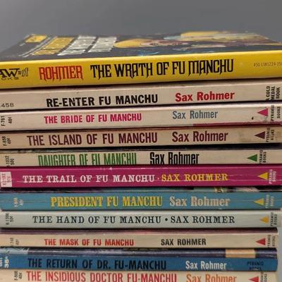 Sax Rohmer Fu Manchu Books