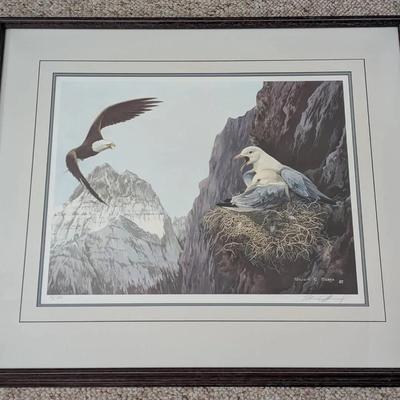 William C Morris Signed Print 