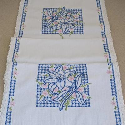 Hand Embroidered Table Runner 