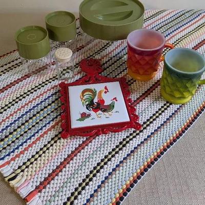 Colorful Vintage Kitchen Items