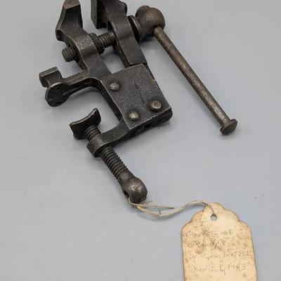 Antique Jeweler's Vice