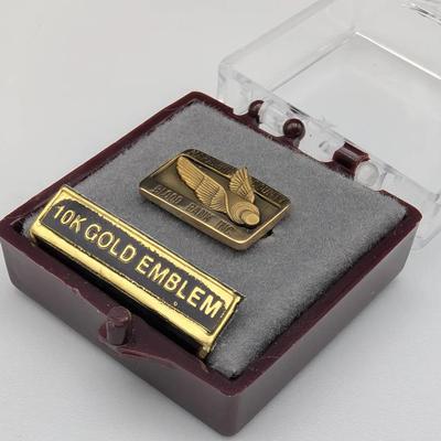 10K Gold Blood Bank Emblem 