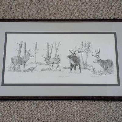 Dick Bramwell Signed Print "Autumn Dreams"