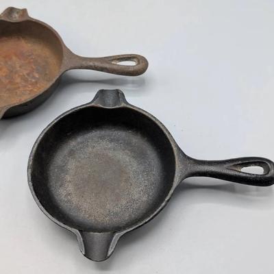 Wagnerware Cast Iron Ashtrays