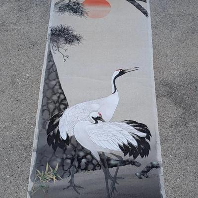 Post-War Signed Japanese Hanging Scroll