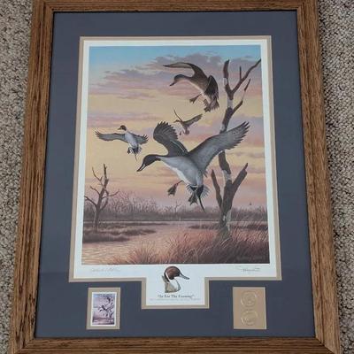 Harry Antis Signed Print "In For The Evening"