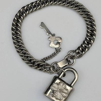 Lock and Key Charm Bracelet 