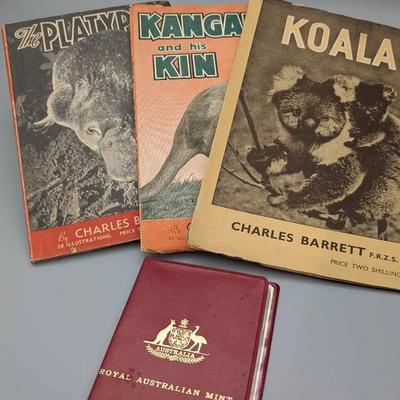 Australian Barrett Nature Books and Coins