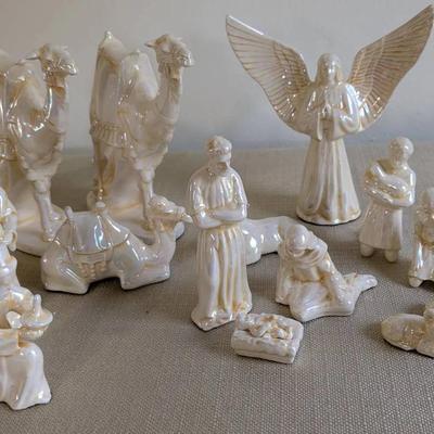 Iridescent Nativity Set