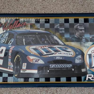 Rusty Wallace Miller Lite Mirror