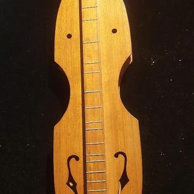 Handcrafted Wooden Appalachian Dulcimer – Traditional Folk String Instrument.1960s–1980s