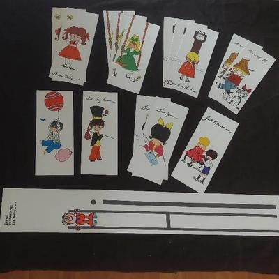 Hallmark Bookmark Set – “Little Miss” & “Little Mister” Series 1960-1970s