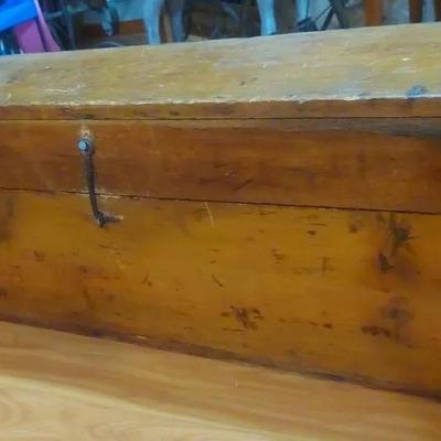 Wooden Tool Chest & Tools 