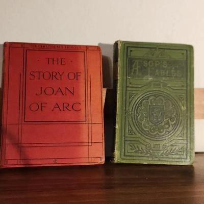 Antique Children’s Classics – The Story of Joan of Arc & Aesop’s Fables (Early 1900s)