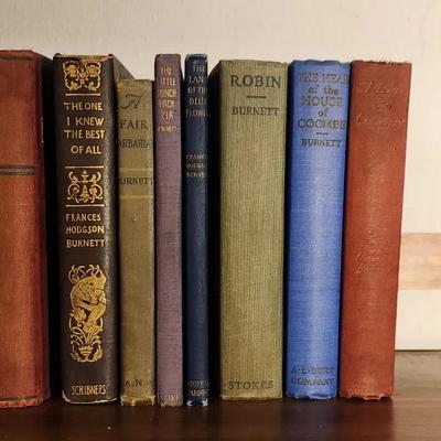 Frances Hodgson Burnett Book Lot – 8 Hardcovers (Early 1900s Editions)