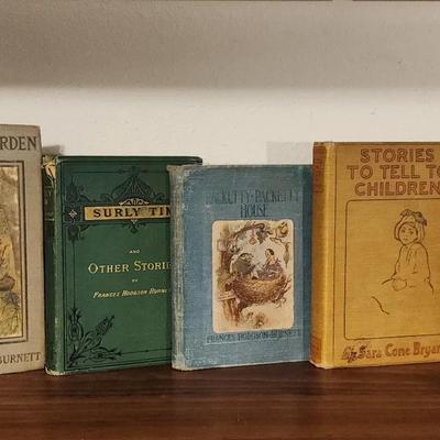 Antique Children’s Book Lot (5) – The Secret Garden, Surly Tim, Stories to Tell to Children, and Mor