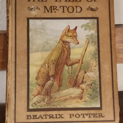 “The Tale of Mr. Tod” by Beatrix Potter (1912, Early Edition)