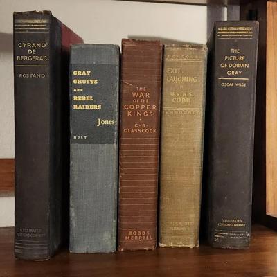 Vintage Literature & History Lot – “Cyrano de Bergerac,” “The Picture of Dorian Gray,” and More
