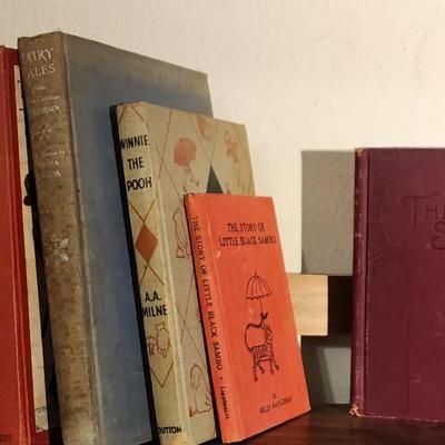 Vintage & Antique Children’s Book Lot – 5 Classic Hardcovers (c.1900–1940)
