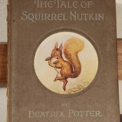 Antique Beatrix Potter – The Tale of Squirrel Nutkin (1903 Copyright, Frederick Warne & Co.)