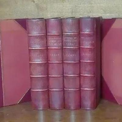Leather-Bound Set-Historians of Ancient Rome & Greece/
c 1880–1910
