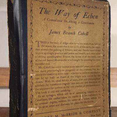 Antique Book – “The Way of Ecben: A Comedietta Involving a Gentleman” by James Branch Cabell (1929)