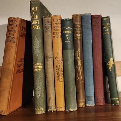 James Whitcomb Riley Antique Poetry Collection – Illustrated Editions