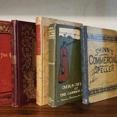 “Mrs. Wiggs of the Cabbage Patch,” “Shinn’s Commercial Speller,” & More (Late 1800s–Early 1900s)