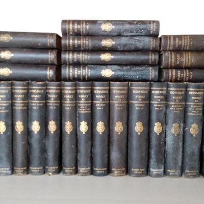 “The Works of Victor Hugo” Complete 30-Volume Set (c. 1890s–1910s)
