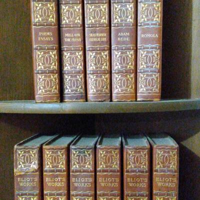 Limited Edition – The Works of George Eliot (Numbered Set, Leather-Bound)