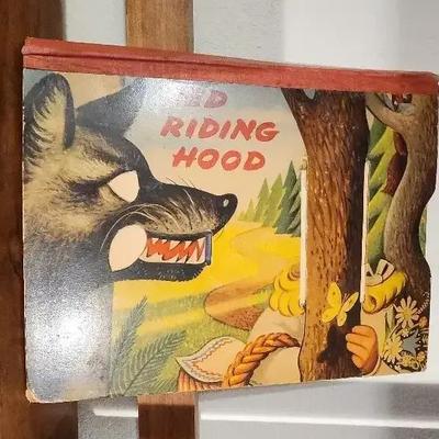 “Little Red Riding Hood” Pop-Up Book – Illustrated Mid-Century Edition (c. 1940s–1950s)