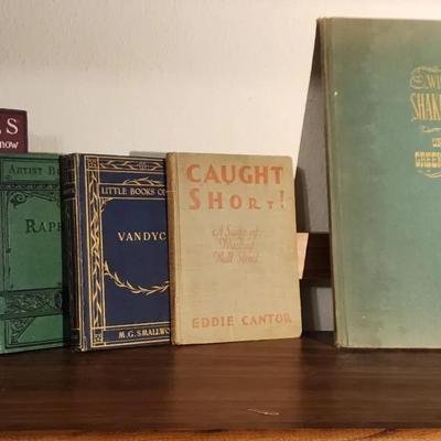 Antique & Vintage Hardcover Book Lot – 6 Assorted Titles (c.1900–1935)
