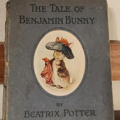 Antique Beatrix Potter – The Tale of Benjamin Bunny (1904 Copyright, Frederick Warne & Co.)