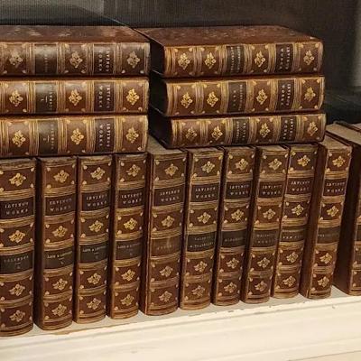 The Works of Washington Irving – Complete Decorative Leather-Bound Set
