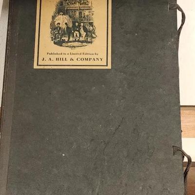 Antique Dickens Portfolio De Luxe Collection – Limited Edition by J.A. Hill & Company
